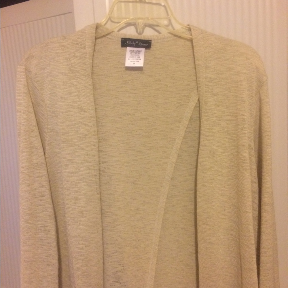 Beige/Tan Cardigan - Picture 2 of 4